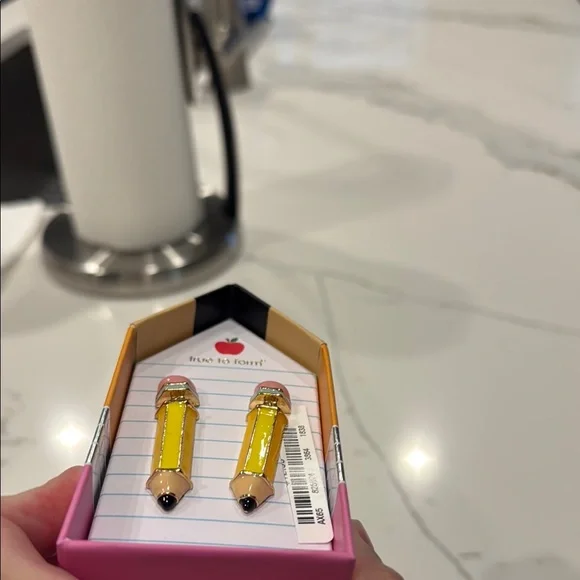 🖍️ True to Form Crayon Earrings – Perfect for Teachers Who Love to Stand Out! - Picture 4 of 5